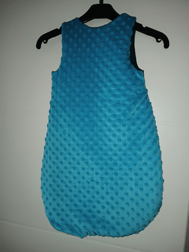 Gigoteuse personnalisée licorne bleue 