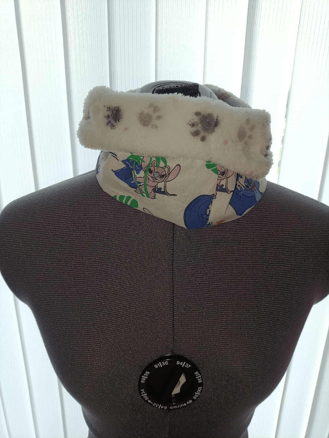 TOUR DE COU ENFANT STITCH REVERSIBLE