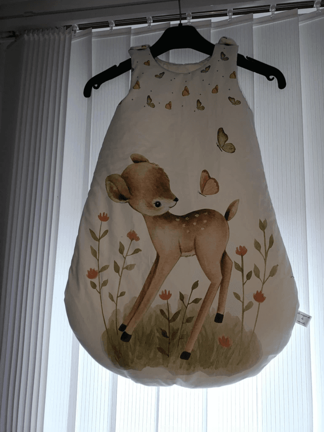 Gigoteuse renard et faon taille 0/3 mois fermeture à gauche